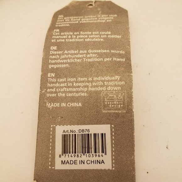 Esschert Design Cast Iron Deer Antler Hook - Picture 8 of 9